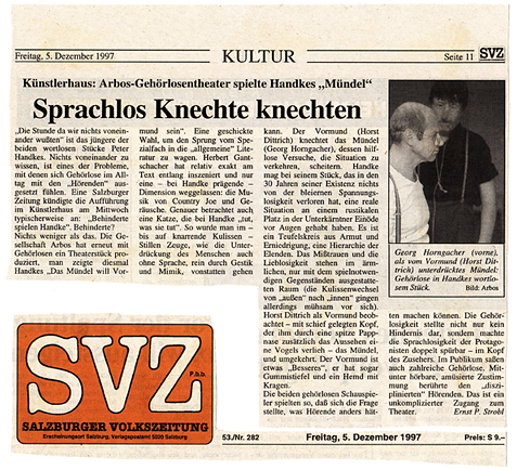 Das Mündel will Vormund sein - Salzburg SVZ
