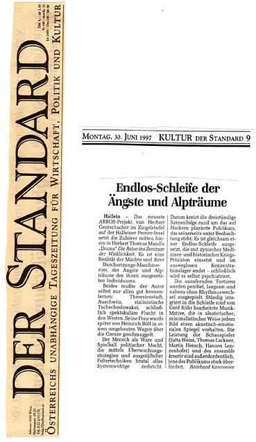 Die Reise ins Zentrum der Wirklichkeit - Hallein - Der Standard