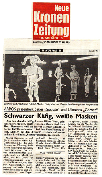 Die Weise von Liebe und Tod des Cornets Christoph Rilke - Klagenfurt Krone