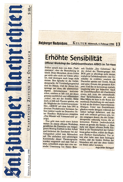 Der Gehörlose - Beissel - Berg - Salzburg - SN