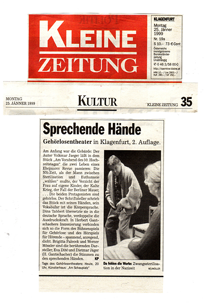 Am Vorabend des 50 Hochzeitstages - Klagenfurt - Kleine Zeitung