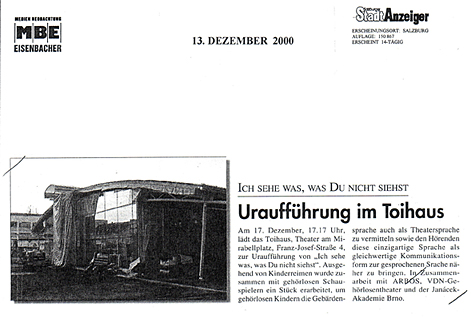 Ich sehe was was Du nicht siehst - Salzburg StA