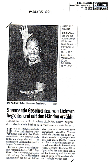 5 Europäisches und Internationales Gehörlosentheaterfestival - Graz - Kleine Zeitung