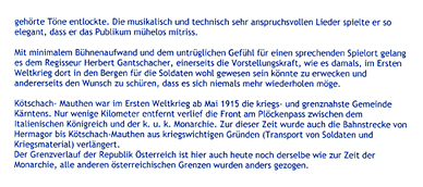 Die Weise von Liebe und Tod des Cornets Christoph Rilke - Plöcken - advantage 2