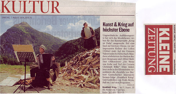 Die Weise von Liebe und Tod des Cornets Christoph Rilke - Plöcken - Kleine Zeitung