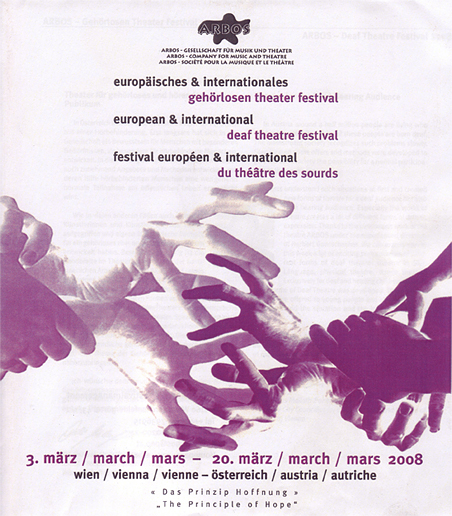 9 Europäisches und Internationales Gehörlosentheaterfestival 2008 - Corpid