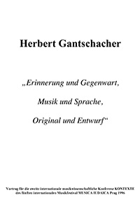 Herbert Gantschacher - KONTEXT 96